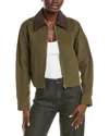 Celestine Sei Denim Jacket In Green