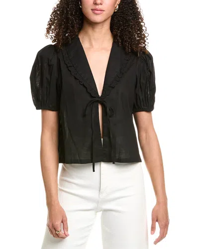 Celestine Sei Linen-blend Blouse