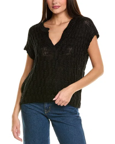 Celestine Sei Loose Knit Sweater In Black