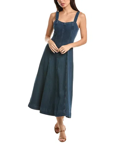 Celestine Sei Midi Dress In Blue