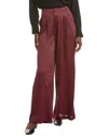 Celestine Sei Solid Pant In Burgundy