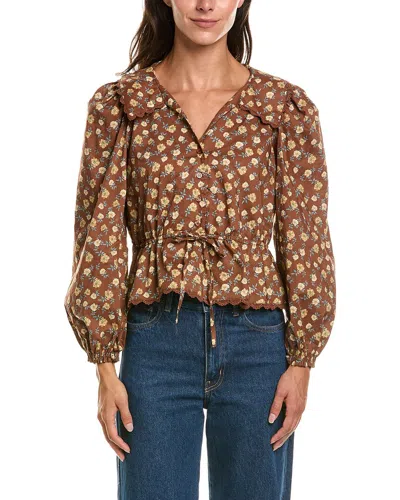 Celestine Sei Top In Brown