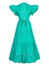 Celia B Baba Voyager Dress In Aqua In Green