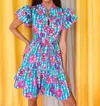 Celia B Baba Voyager Floral Mini Dress In Multi