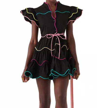 Celia B Baba Voyager Short Dress In Black