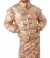 Celia B Babylon Puffer Jacket In Multicolor In Multi