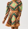 Celia B Botan Dress In Mulit In Multi