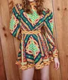 Celia B Botan Dress In Mulit In Multi