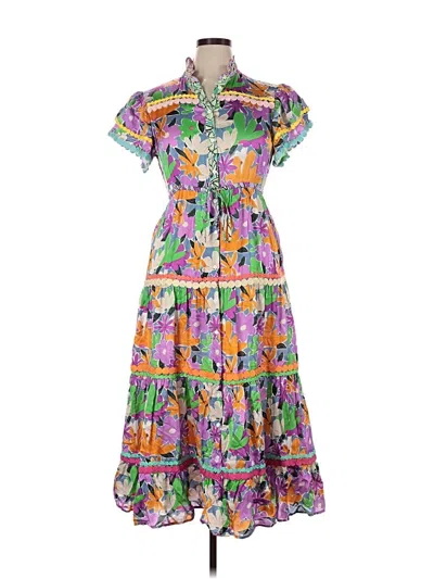 Pre-owned Celia B Casual Dress In Purple