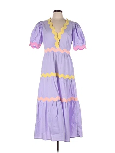 Pre-owned Celia B Casual Dress In Purple