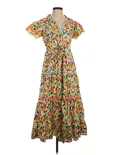 Pre-owned Celia B Casual Dress In Yellow