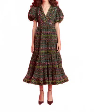 Celia B Celestia Short Sleeve Dress In Multi Color