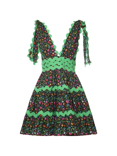 Celia B Cheli Adjustable-strap Mini Dress In Black