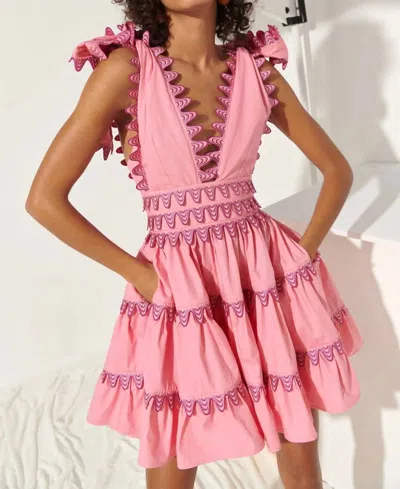 Celia B Cheli Mini Dress In Pink