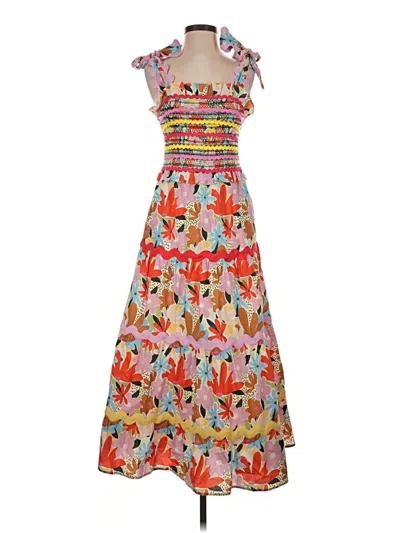 Pre-owned Celia B Cocktail Dress In Orange