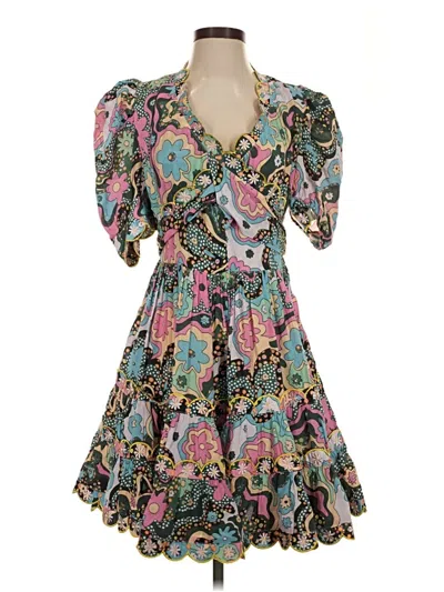 Pre-owned Celia B Cocktail Dress In Teal