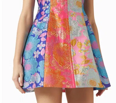 Celia B Cosmica Mini Dress In Multi