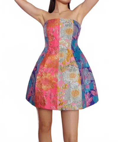 Celia B Cosmica Mini Dress In Multi