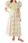 Celia B Curazao Midi Dress In Multicolor In Multi