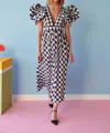 Celia B Curazao Vichy Dress In Multi In Multi