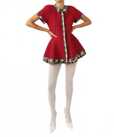 Celia B Dahlia Dress In Red