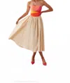Celia B Evolution Dress In Beige In Multi