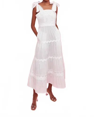 Celia B Jade Sleeveless Dress In White