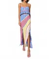 Celia B Julieta Top In Multi In Blue