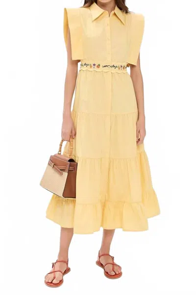 Celia B Lucero Dress In Yellow