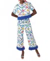 Celia B Mallorca Pants In Blue In Blue