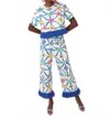 Celia B Mallorca Pants In Blue In Blue