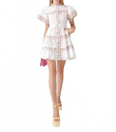 Celia B Marilla Dress In White