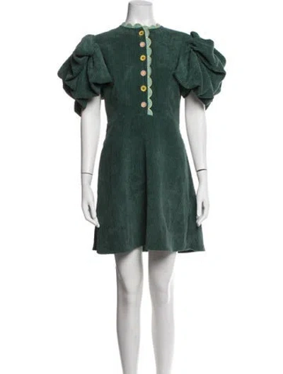 Pre-owned Celia B Mini Dress In Green