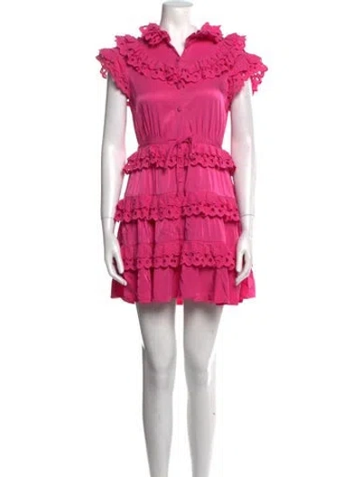 Pre-owned Celia B Mini Dress In Pink