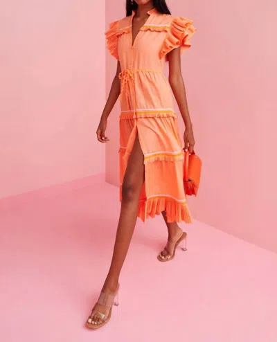 Celia B Moonlit Orange Dress