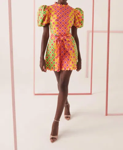 Celia B Nauru Mini Dress In Multi