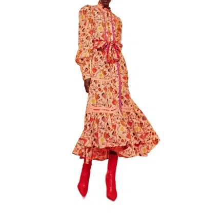 Celia B Orchid Dress In Multi