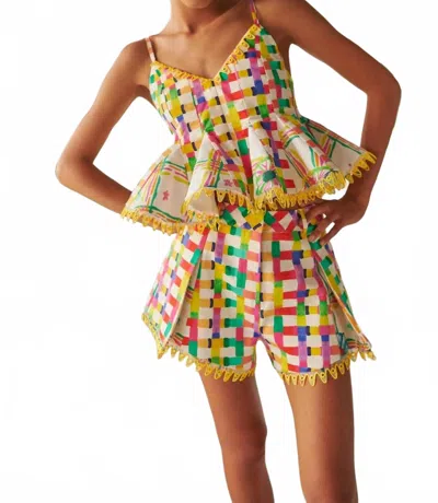Celia B Palawan Top In Multicolor