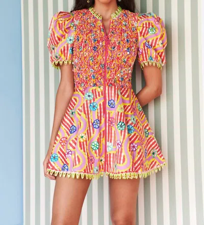 Celia B Passeio Dress In Multi