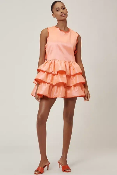 Celia B Pilar Sleeveless Ruffle Mini Dress