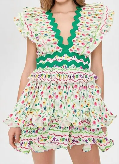 Celia B Prisma Dress In Multi