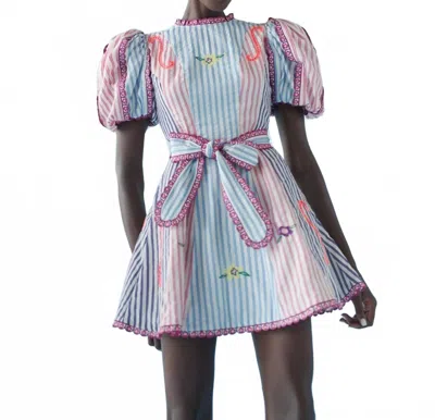 Celia B Rowan Dress In Striped In Multi