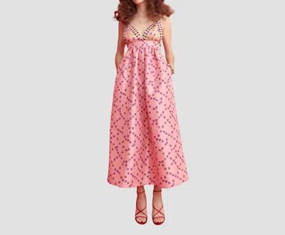 Celia B Rozana Floral Maxi Dress In Pink