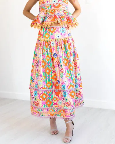 Celia B Serene Skirt In Multi
