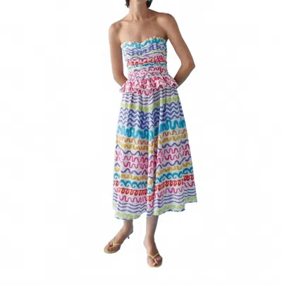 Celia B Serpentine Dress In Multicolor
