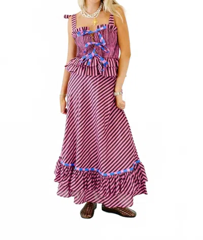 Celia B Sofia Maxi Dress In Multi In Pink