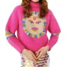 Celia B Sunshine Sweater In Pink In Pink