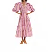 Celia B Teresa Dress In Pink Multi In Pink
