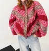 Celia B Tuin Jacket In Fuchsia In Pink
