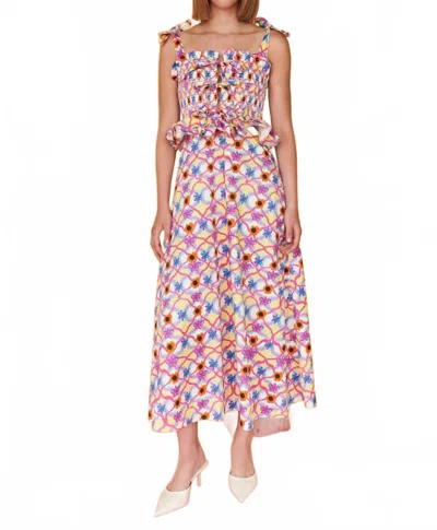 Celia B Turpan Dress In Multicolor